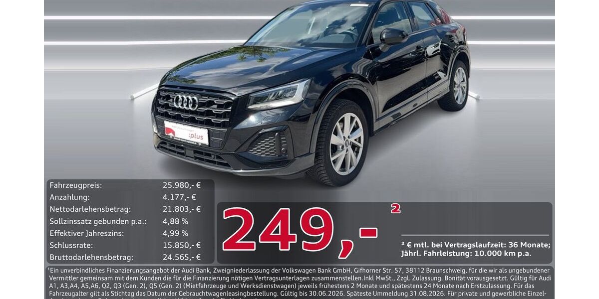 Audi Q2 78.460 km 25.980 &euro; Ingolstadt 85057