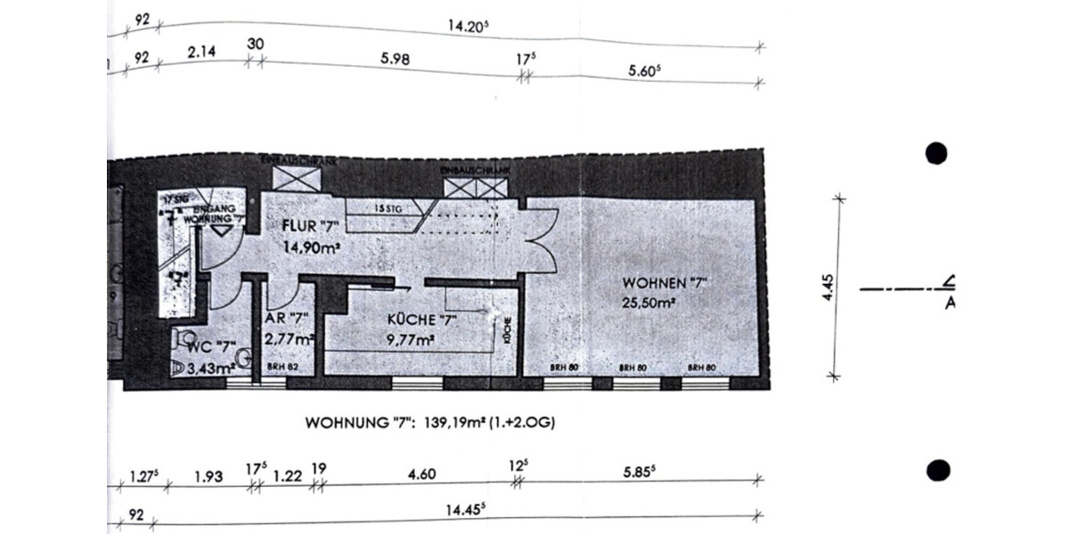 Etagenwohnung Eichstätt - 6 Zimmer, 154 m&sup2;, 510.000&euro; | Angebot:25925079