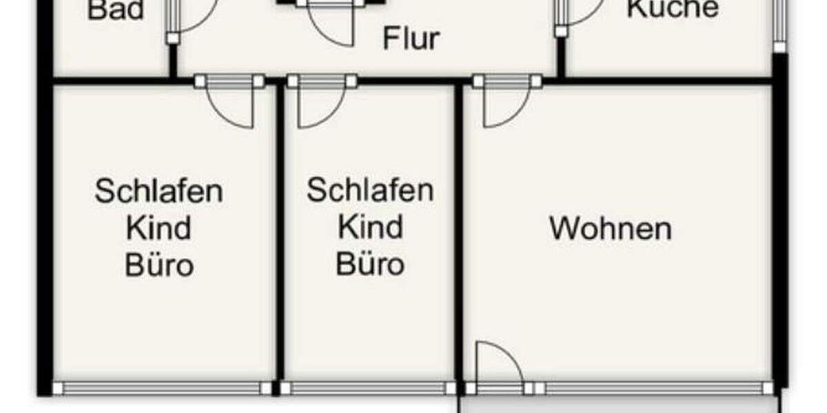 Etagenwohnung Ingolstadt Am Wasserwerk - 4 Zimmer, 75 m&sup2;, 275.000&euro; | Angebot:25732246