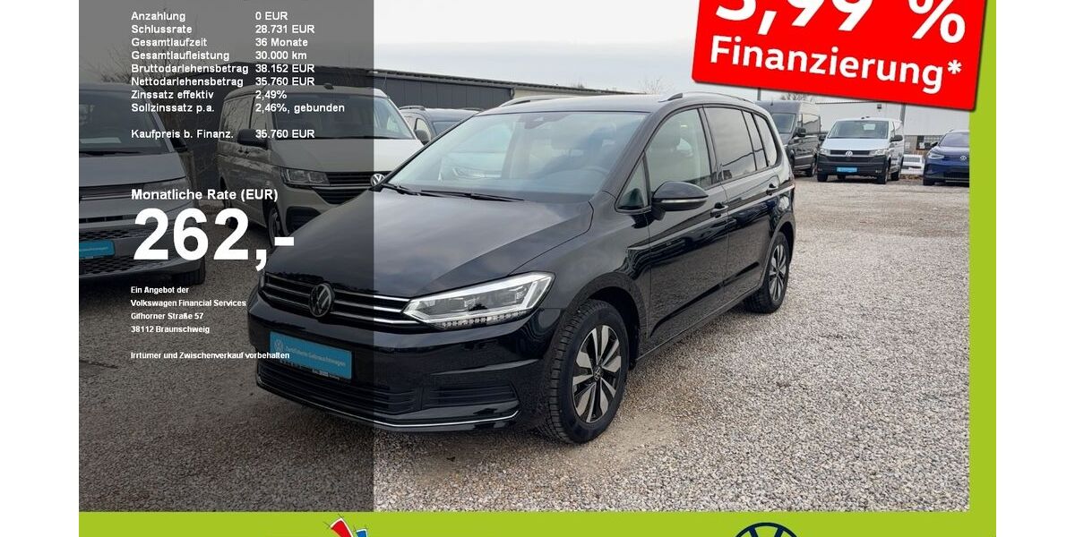VW Touran 2.100 km 35.820 &euro; Mainburg 84048