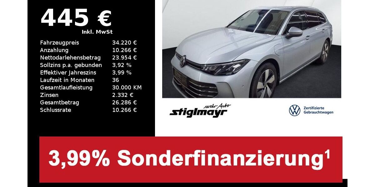VW Passat Variant 22.376 km 34.220 &euro; Pfaffenhofen/Ilm 85276