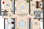 Etagenwohnung Ingolstadt Friedrichshofen-Hollerstauden - 4 Zimmer, 100 m&sup2;, 449.550&euro; | Angebot:27598337