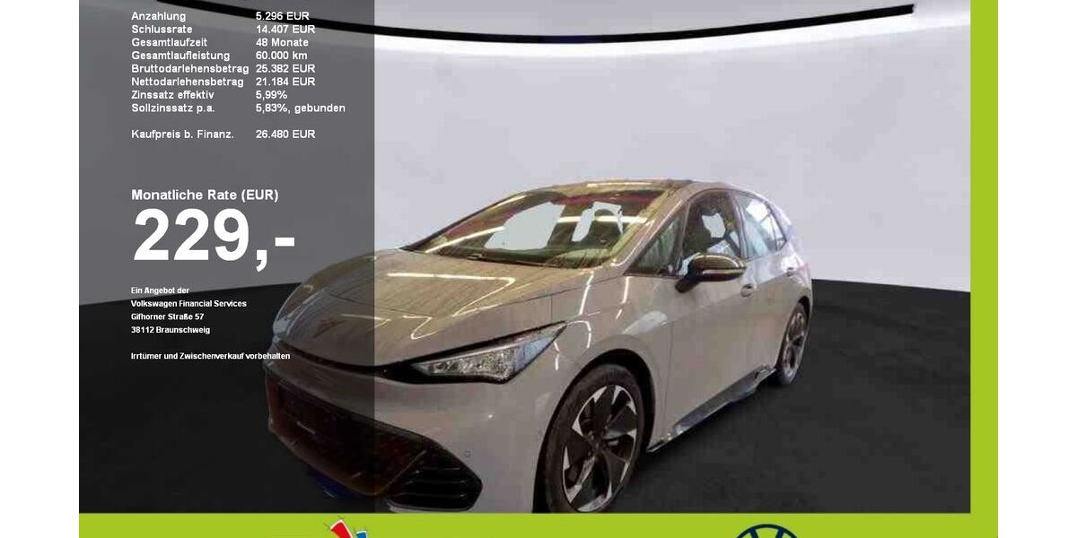 Cupra Born 30.000 km 24.480 &euro; Mainburg 84048