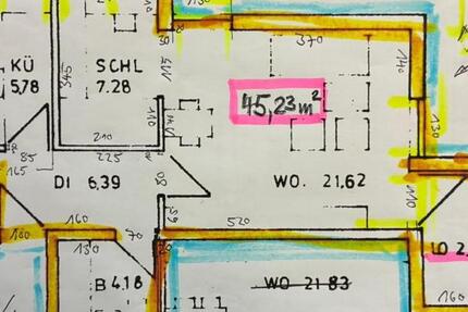 Wohnung Neuburg an der Donau - 2 Zimmer, 45 m&sup2;, 175.000&euro; | Angebot:25498048