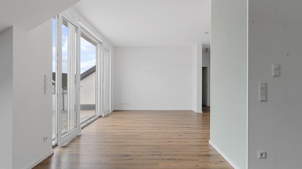 Dachgeschoßwohnung Kösching - 3 Zimmer, 99 m&sup2;, 1.300&euro; | Angebot:24952479