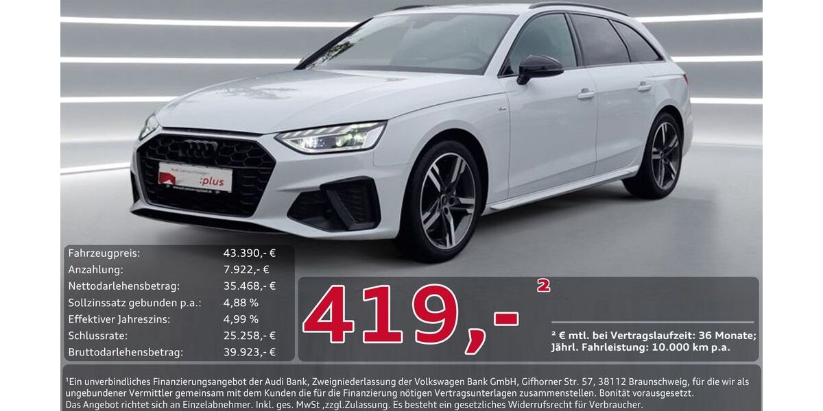 Audi A4 36.200 km 42.890 &euro; Ingolstadt 85057