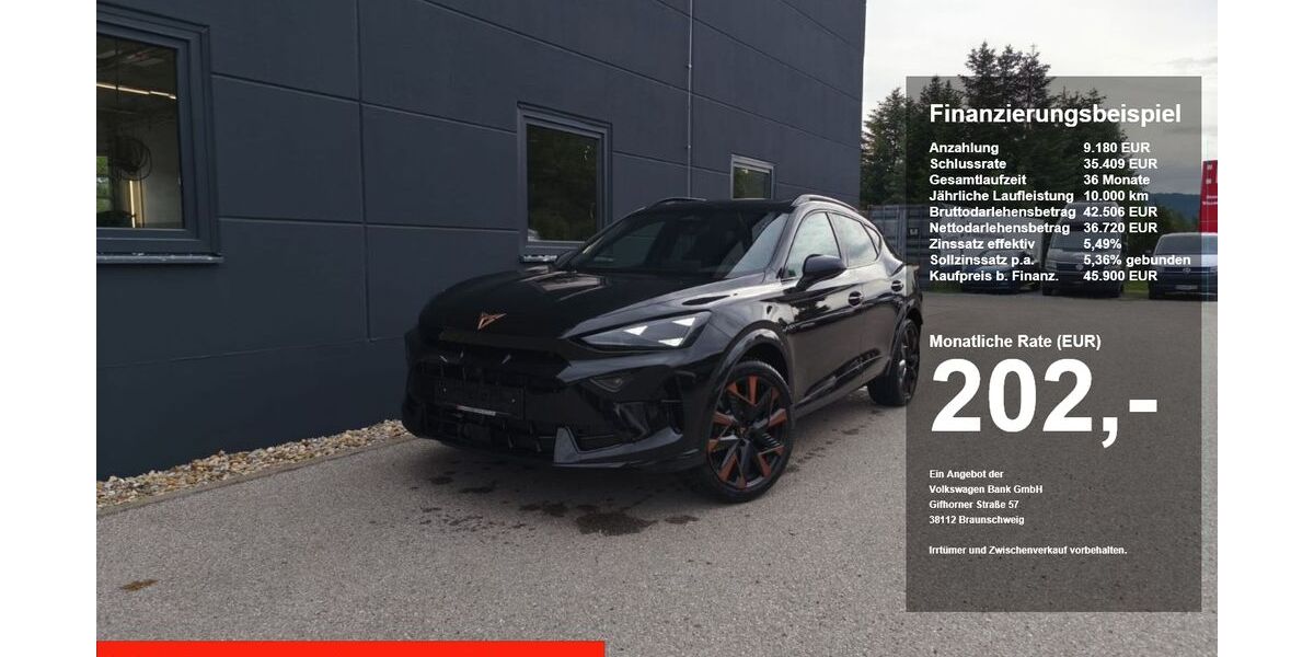 Cupra Formentor 3.000 km 45.500 &euro; Riedenburg 93339