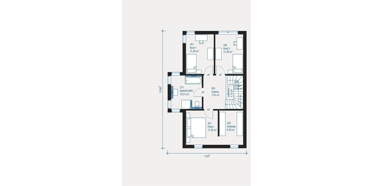 Modernes Wohnen im Kubus-Stil - Ihre Doppelhaushälfte Double 9 in Eichstätt - Doppelhaushälfte Eichstätt | Angebot:27595489