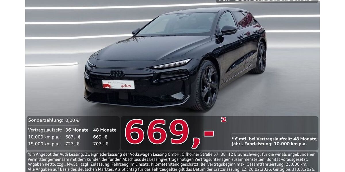 Audi A6 e-tron 2.500 km 79.950 &euro; Ingolstadt 85057