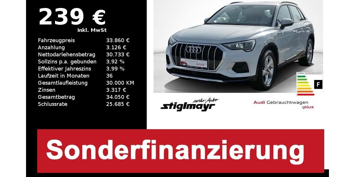 Audi Q3 9.464 km 33.860 &euro; Pfaffenhofen 85276