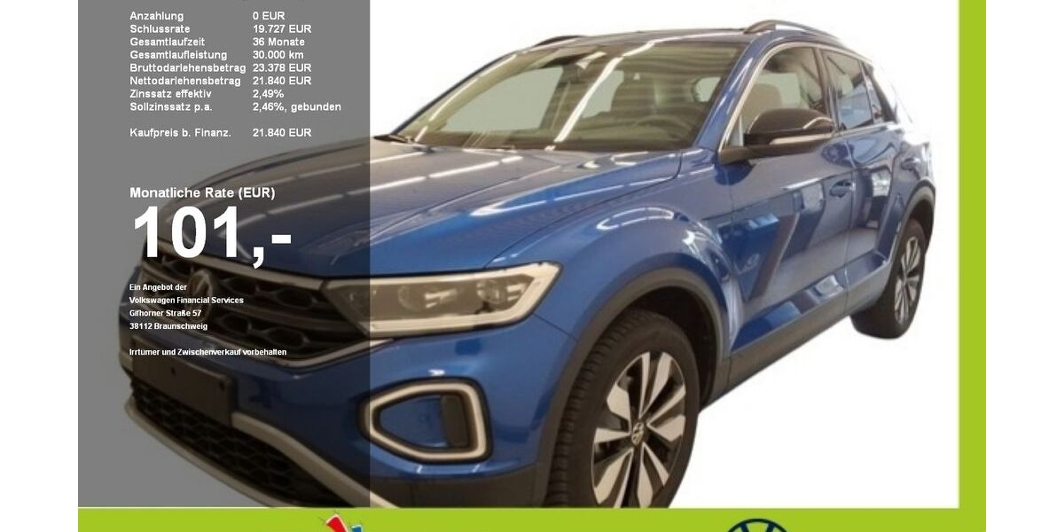VW T-Roc 26.366 km 21.580 &euro; Mainburg 84048