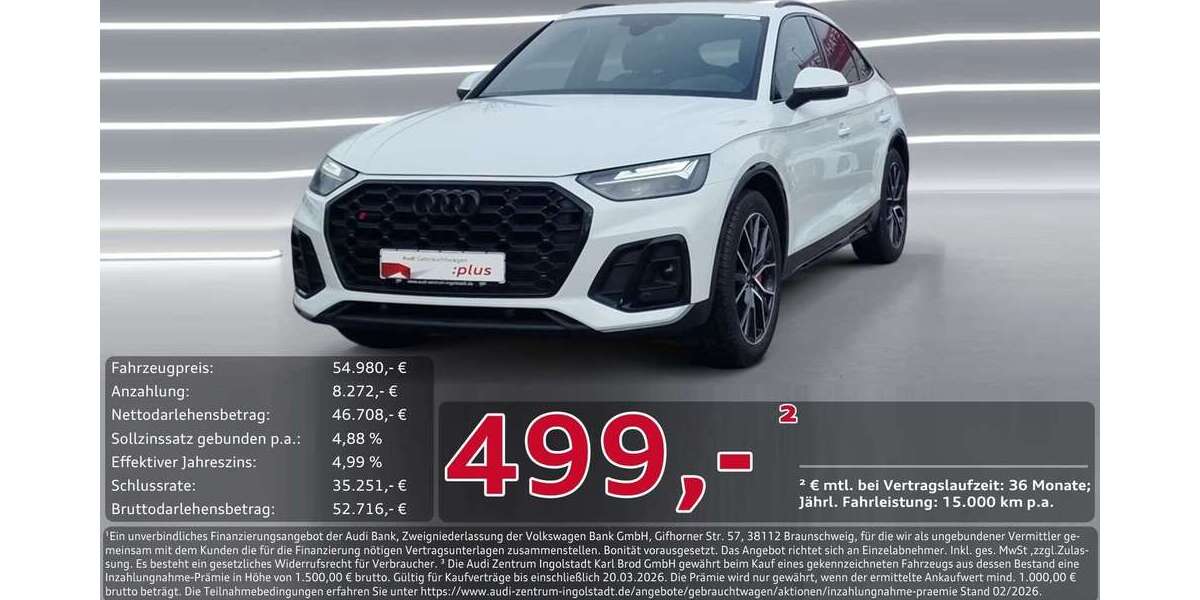 Audi SQ5 28.289 km 54.980 &euro; Ingolstadt 85057
