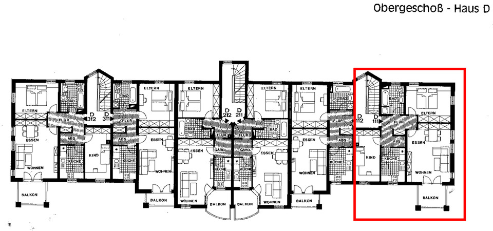Etagenwohnung Ingolstadt Friedrichshofen-Hollerstauden - 3 Zimmer, 78 m&sup2;, 320.000&euro; | Angebot:25456906