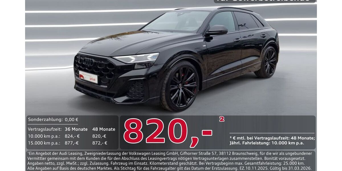 Audi Q8 10.500 km 99.950 &euro; Ingolstadt 85057