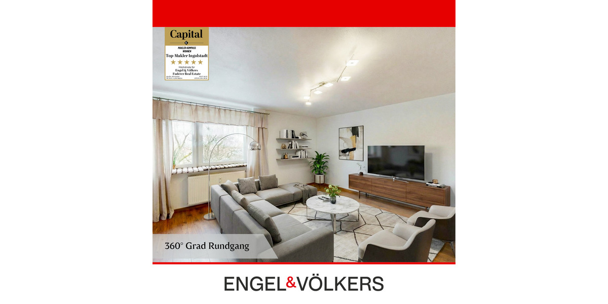 Etagenwohnung Ingolstadt Nordost - 3 Zimmer, 70 m&sup2;, 258.000&euro; | Angebot:26016143