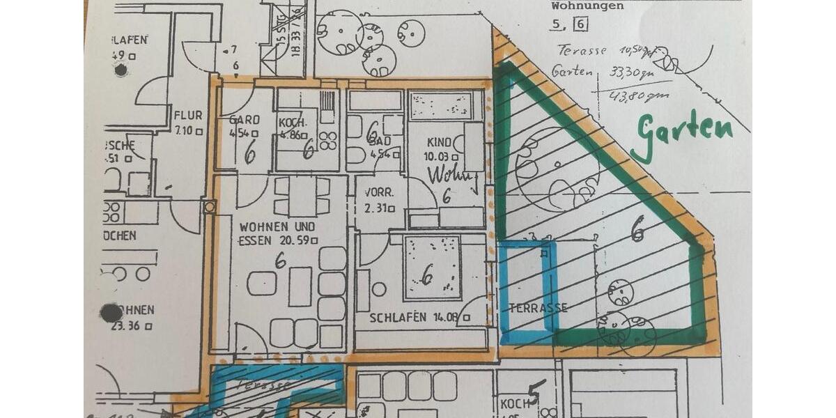 Erdgeschoßwohnung Ingolstadt - 3 Zimmer, 65 m&sup2;, 980&euro; | Angebot:26670291