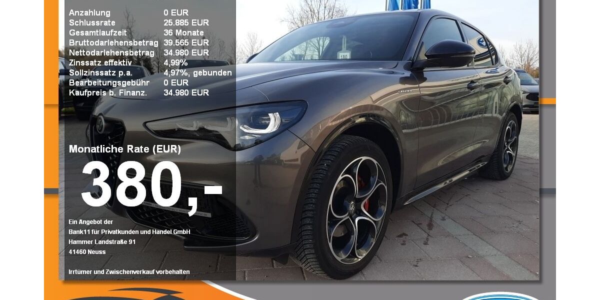 Alfa Romeo Stelvio 35.855 km 34.980 &euro; Neustadt / Donau 93333