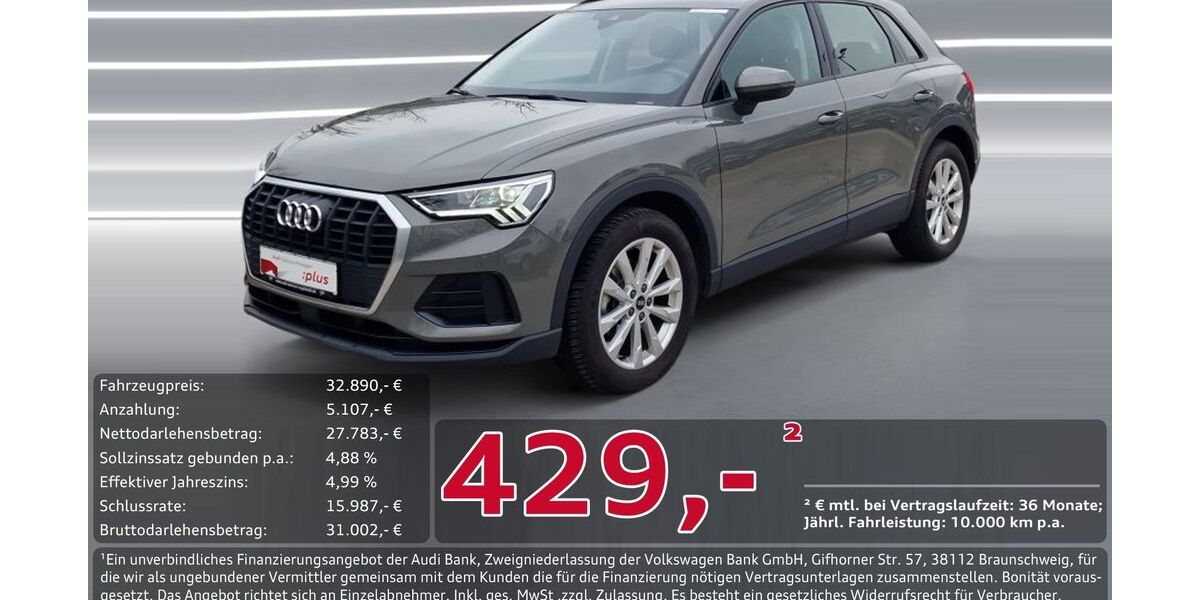 Audi Q3 15.203 km 30.850 &euro; Ingolstadt 85057