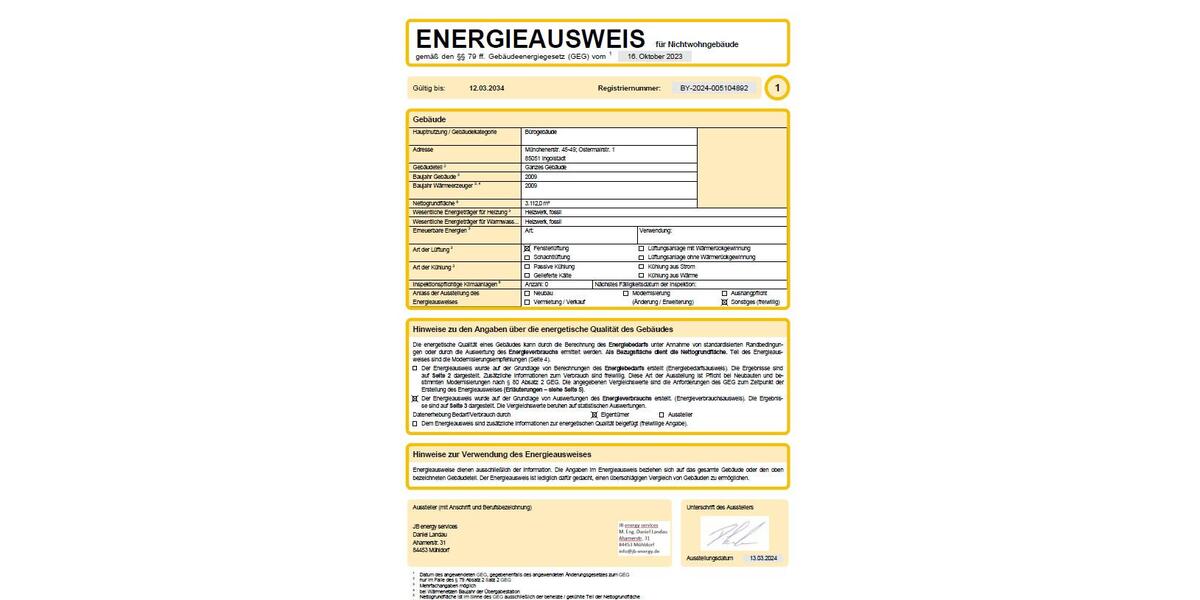 Gewerbeobjekt Ingolstadt Münchener Straße - 1.550&euro; | Angebot:20929271