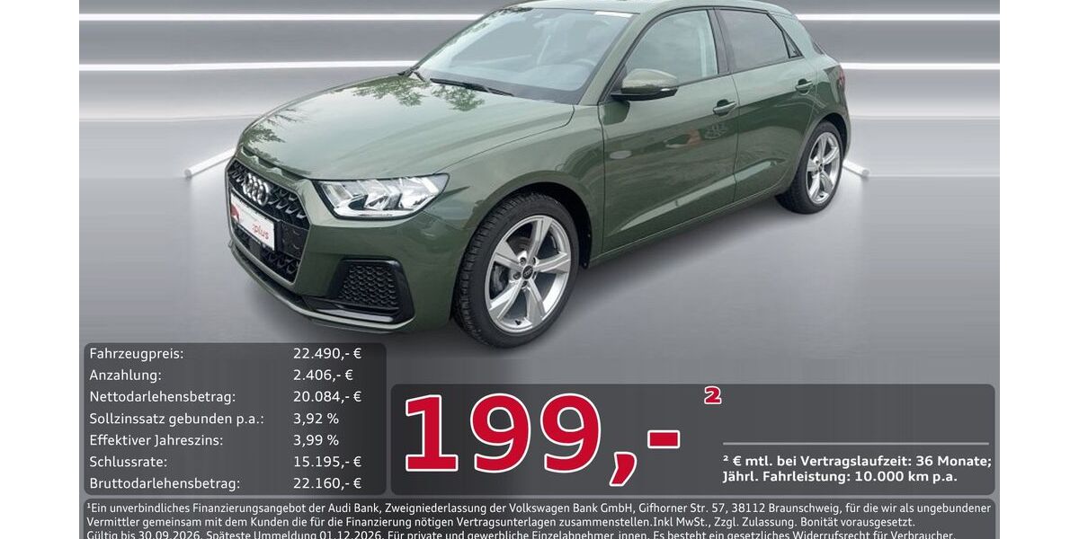 Audi A1 10.684 km 22.490 &euro; Ingolstadt 85057