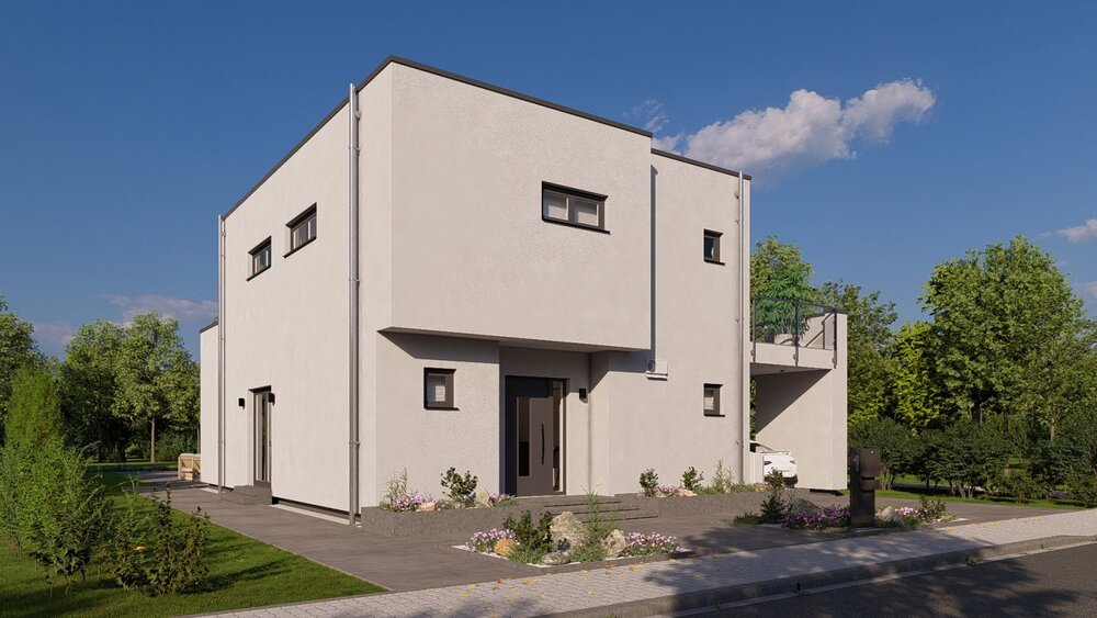 Highline 1 - Modernes Fertighaus mit Bauhauscharme und flexibler Raumgestaltung - Einfamilienhaus Eichstätt | Angebot:27595486