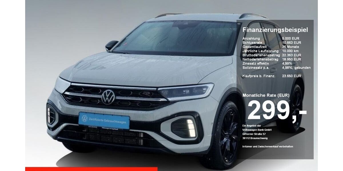VW T-Roc 49.555 km 23.650 &euro; Ingolstadt 85053