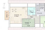 Etagenwohnung Ingolstadt Hundszell - 2 Zimmer, 61 m&sup2;, 410.000&euro; | Angebot:26694289