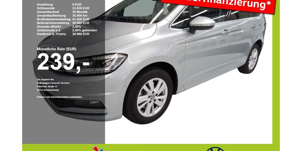 VW Touran 4.971 km 38.960 &euro; Mainburg 84048