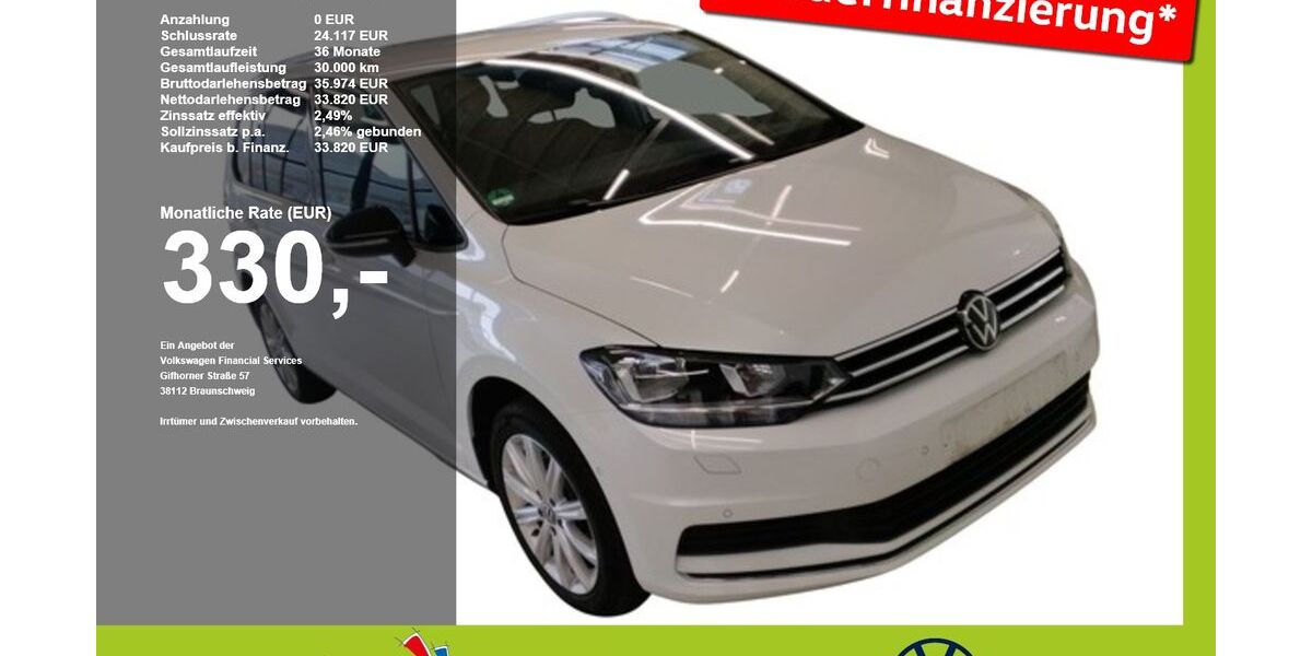 VW Touran 17.732 km 33.820 &euro; Mainburg 84048