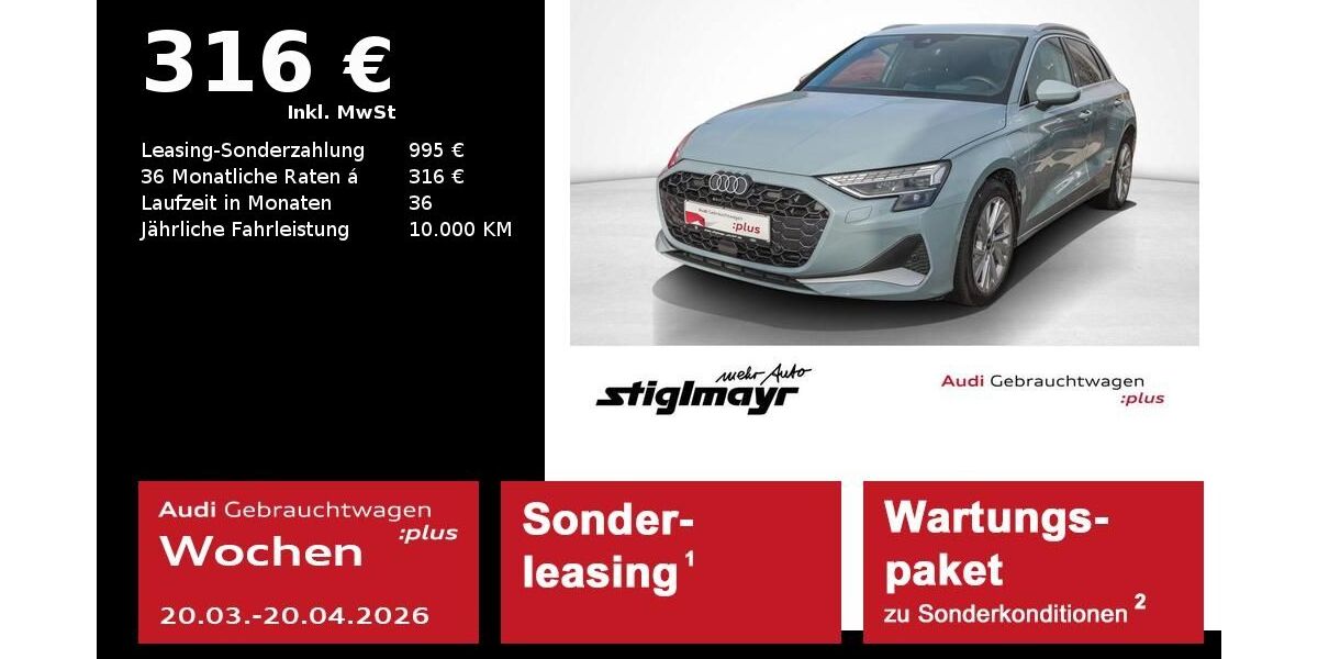 Audi A3 9.370 km 37.524 &euro; Pfaffenhofen 85276
