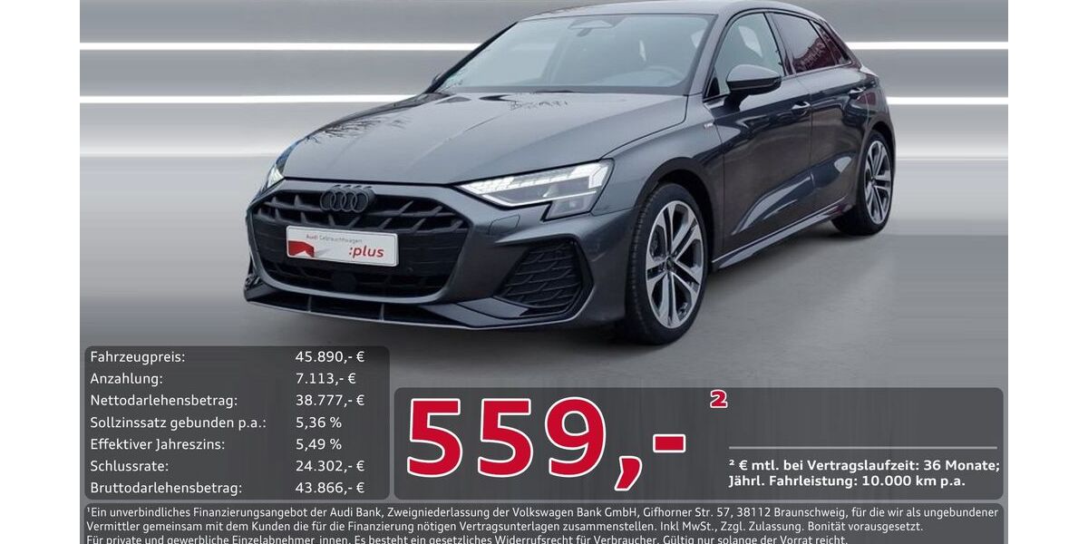 Audi A3 5.100 km 43.890 &euro; Ingolstadt 85057