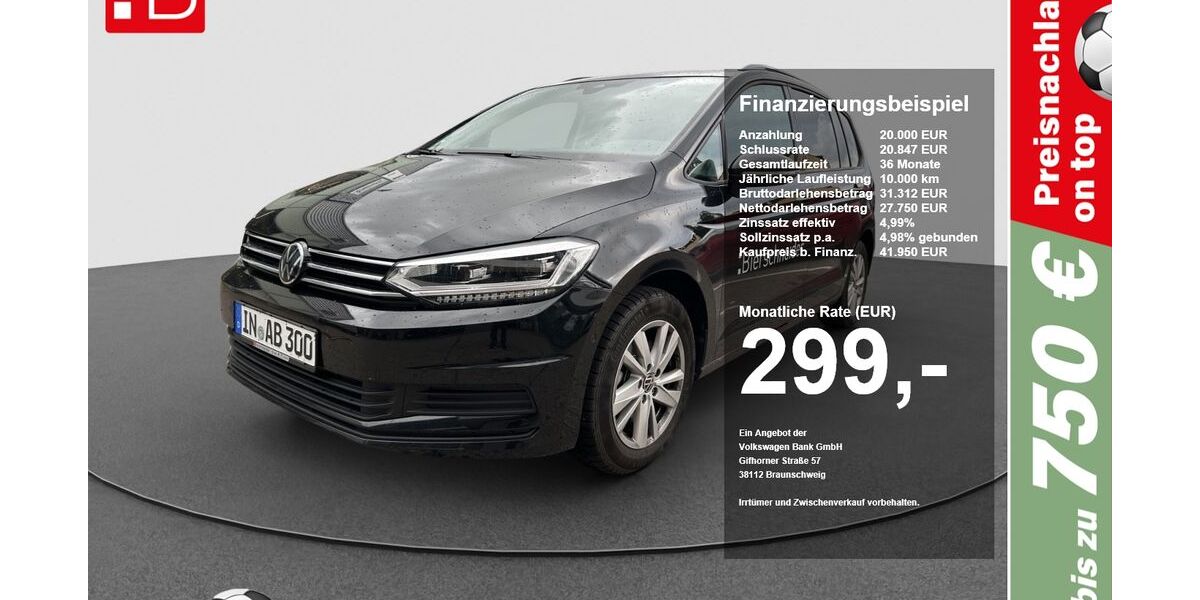 VW Touran 7.500 km 39.950 &euro; Ingolstadt 85053