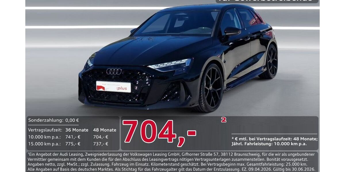 Audi RS3 5.000 km 72.950 &euro; Ingolstadt 85057