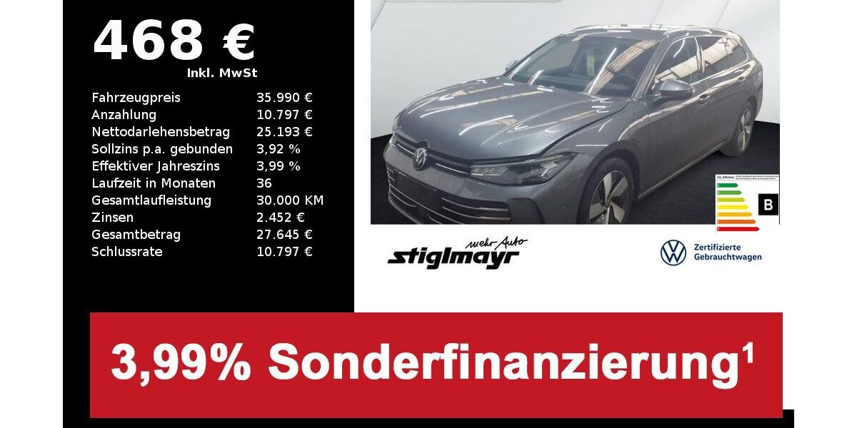 VW Passat Variant 28.006 km 35.990 &euro; Pfaffenhofen/Ilm 85276