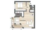 Etagenwohnung Ingolstadt Augustinviertel - 2 Zimmer, 62 m&sup2;, 149.000&euro; | Angebot:26161326