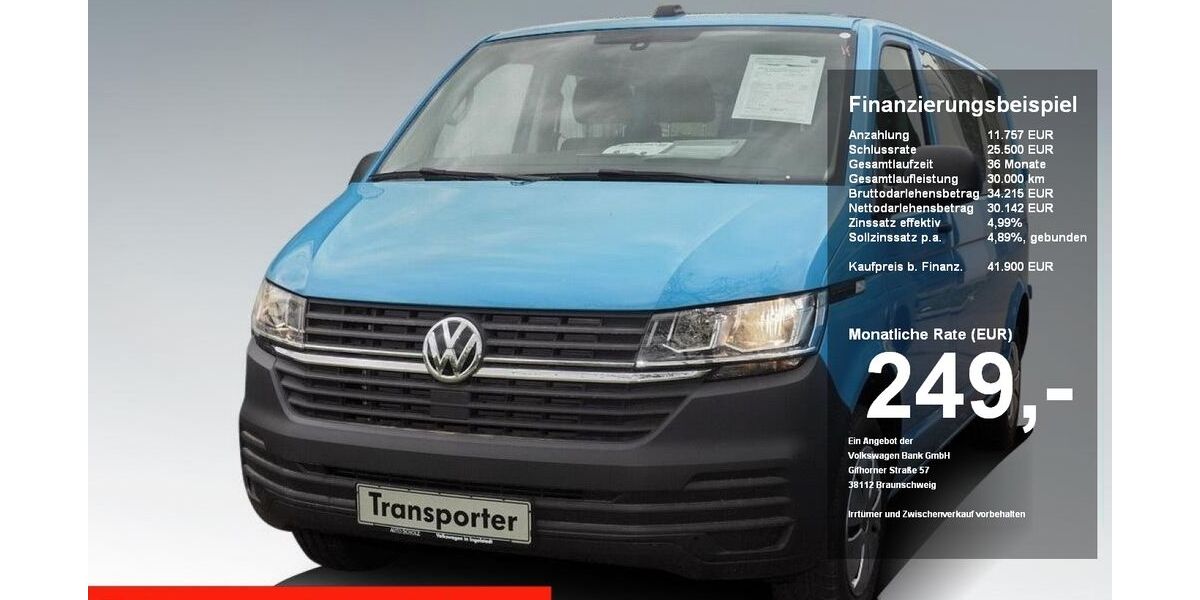 VW T6 Kombi 4.966 km 37.900 &euro; Ingolstadt 85053