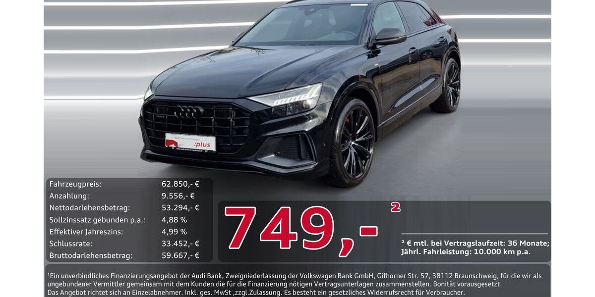 Audi Q8 110.105 km 62.850 &euro; Ingolstadt 85057