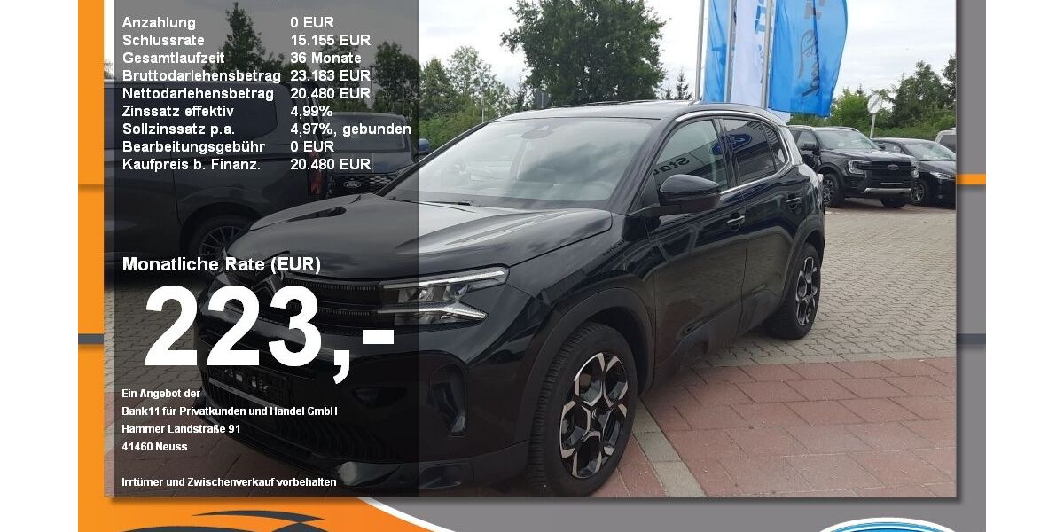 Citroen C5 Aircross 18.965 km 19.480 &euro; Neustadt / Donau 93333