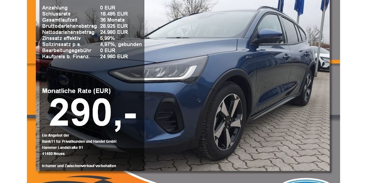 Ford Focus 21.480 km 24.980 &euro; Neustadt / Donau 93333