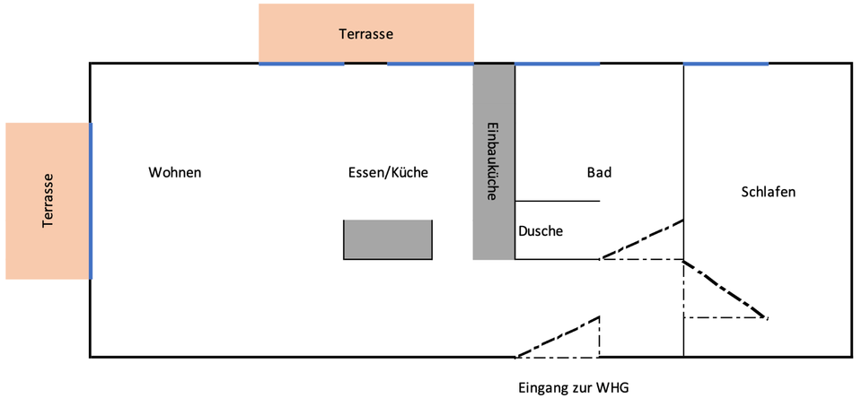 Erdgeschoßwohnung Ingolstadt Münchener Straße - 2 Zimmer, 70 m&sup2;, 385.000&euro; | Angebot:25614221