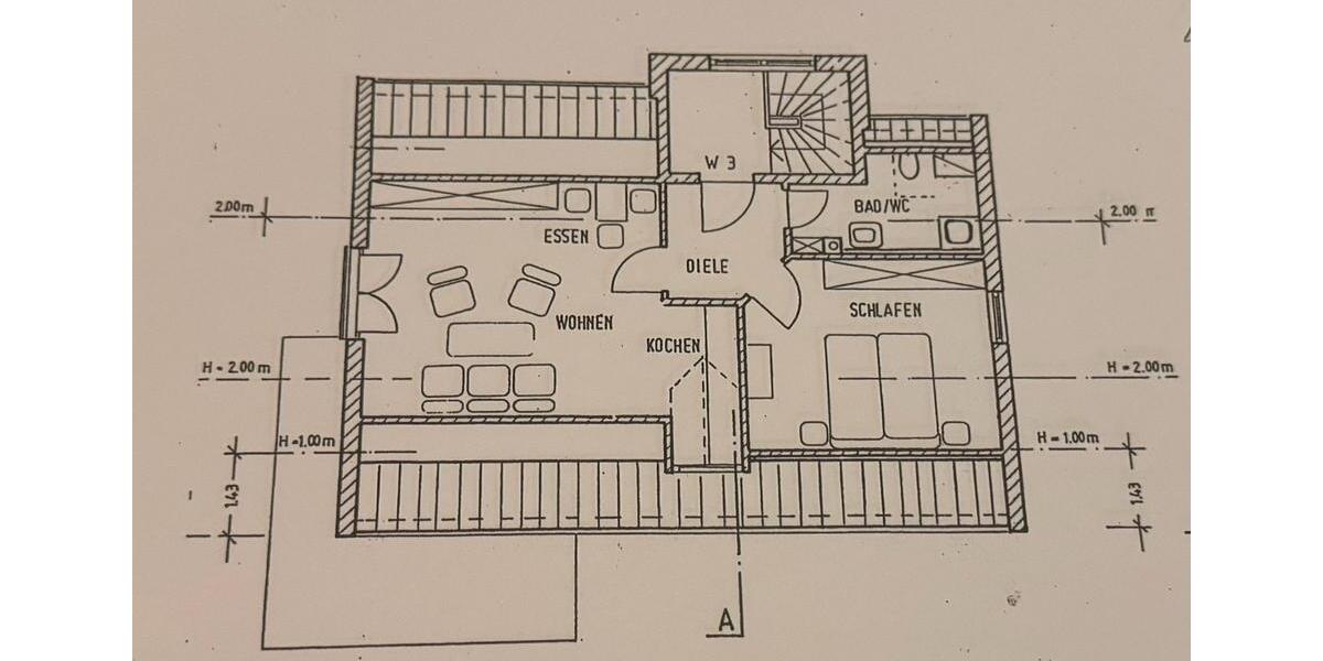 Dachgeschoßwohnung Wettstetten - 2 Zimmer, 50 m&sup2;, 680&euro; | Angebot:25298385