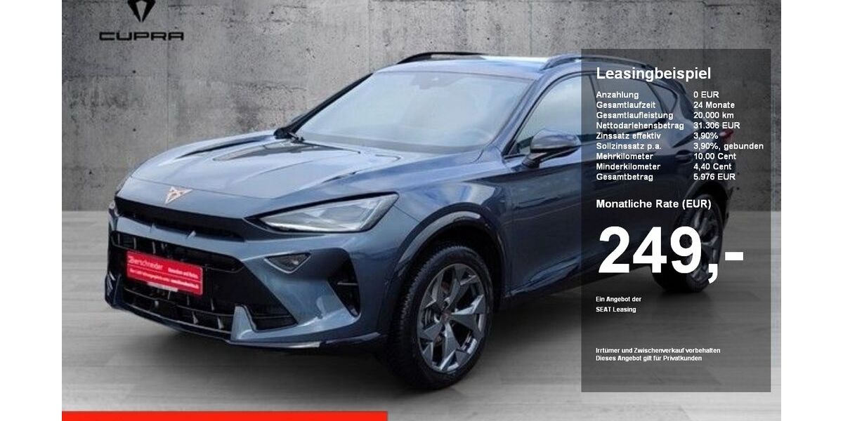 Cupra Formentor 26.610 km 31.999 &euro; Riedenburg 93339