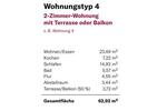 Erdgeschoßwohnung Lenting - 2 Zimmer, 62 m&sup2;, 1.050&euro; | Angebot:26461532