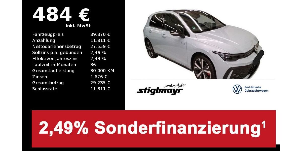 VW Golf 12.134 km 39.370 &euro; Pfaffenhofen/Ilm 85276