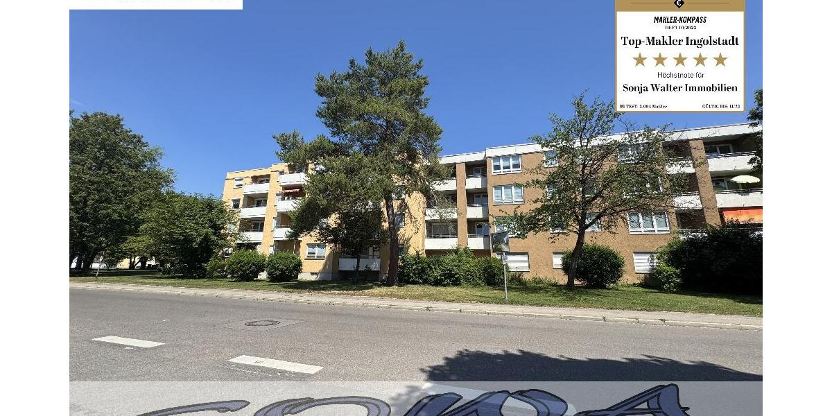 Charmante 2 Zimmer Wohnung mit Balkon in Hochparterre-Lage Neuburg Ostend - Ein Objekt von Ihrem Immobilienpartner SOWA Immobilien und Finanzen - 2- Neuburg | Angebot:26822593