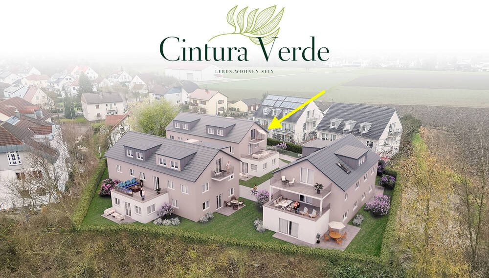 Etagenwohnung Ingolstadt Hundszell - 2 Zimmer, 57 m&sup2;, 385.000&euro; | Angebot:25796020