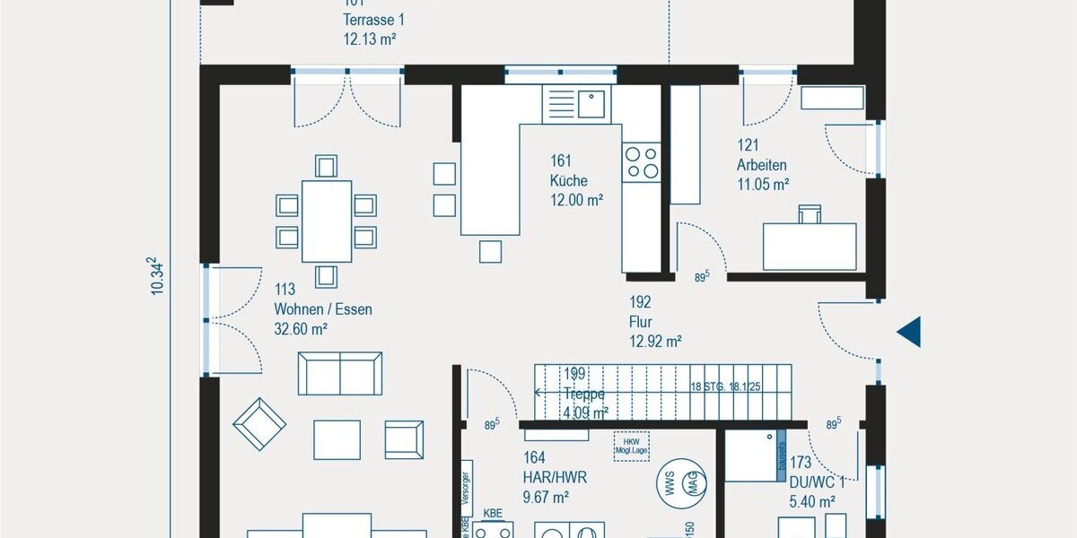 Moderne Stadtvilla nach Maß - Ihr individuell geplantes Zuhause mit flexiblen Ausbaumöglichkeiten - Villa Hitzhofen | Angebot:27650566