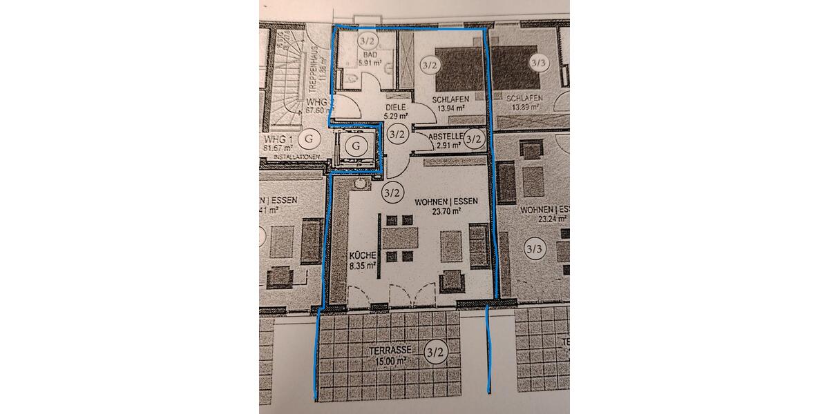 Erdgeschoßwohnung Ingolstadt Südost - 2 Zimmer, 68 m&sup2;, 359.000&euro; | Angebot:27271528
