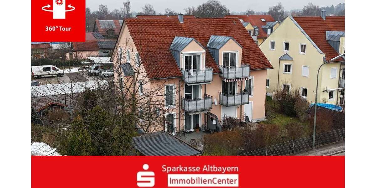 Etagenwohnung Schrobenhausen - 2 Zimmer, 56 m&sup2;, 230.000&euro; | Angebot:25037364