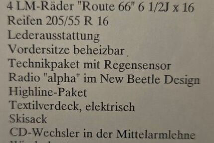 VW Beetle 162.000 km 1.200 &euro; Vohburg 85088
